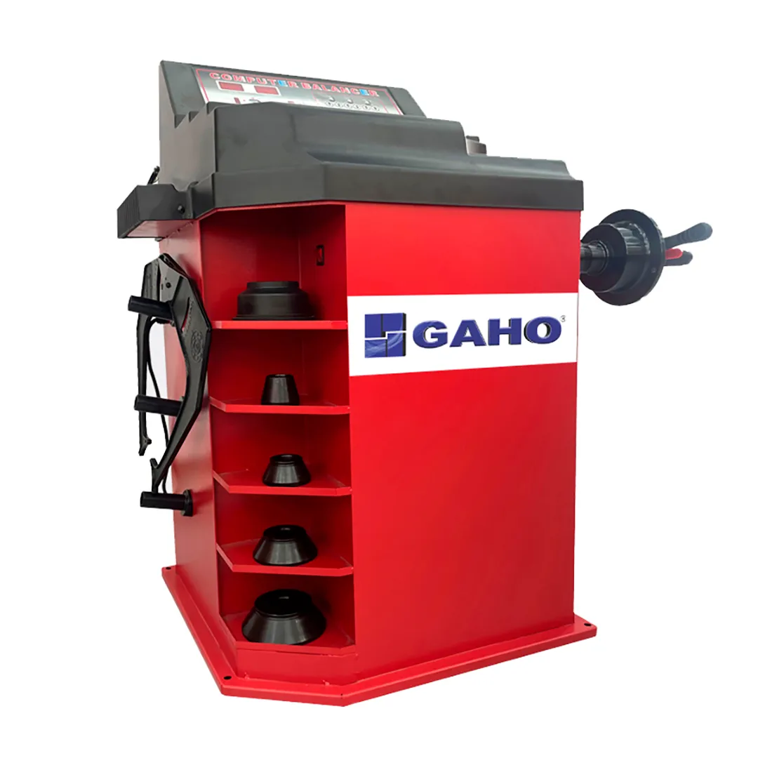 Balanceadora de rodas GAHO GH-1500 com porta-cones lateral